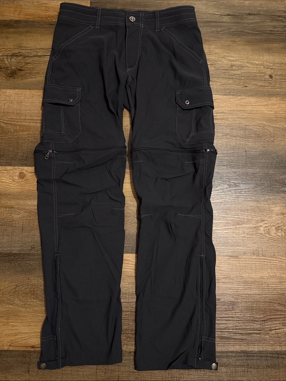 Kuhl Men's Black Zip-Off Cargo Pants